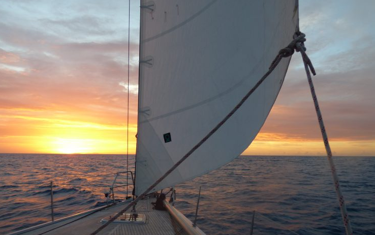 Winter sailing on the Solent